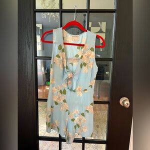 Privacy Please Front Tie Short Jumper